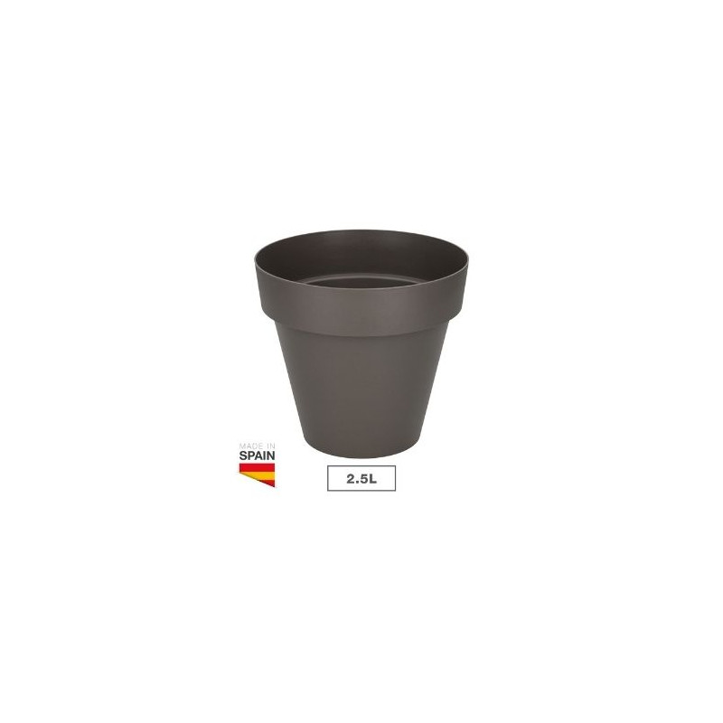 Maceta Tes Diámetro 180mm Gris antracita GSC