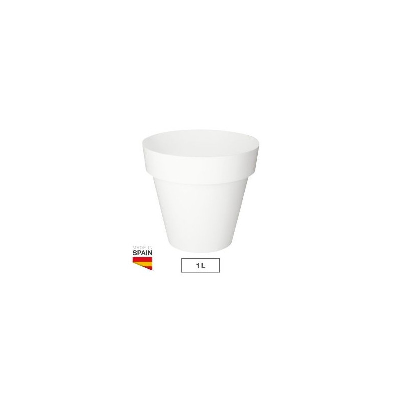 Maceta Tes Diámetro 140mm Blanco GSC