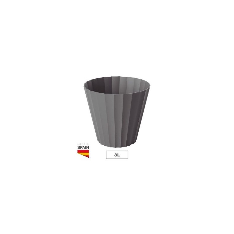 Maceta Doric Diámetro 260mm Gris antracita GSC