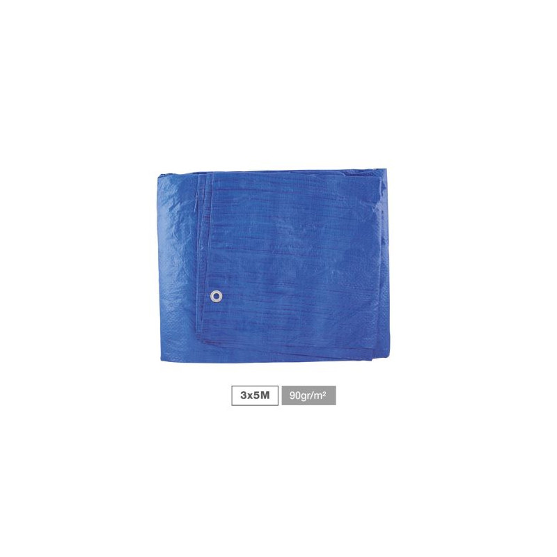 Toldo de Polietileno Azul 3x5m 90gr/m3 GSC C1/12
