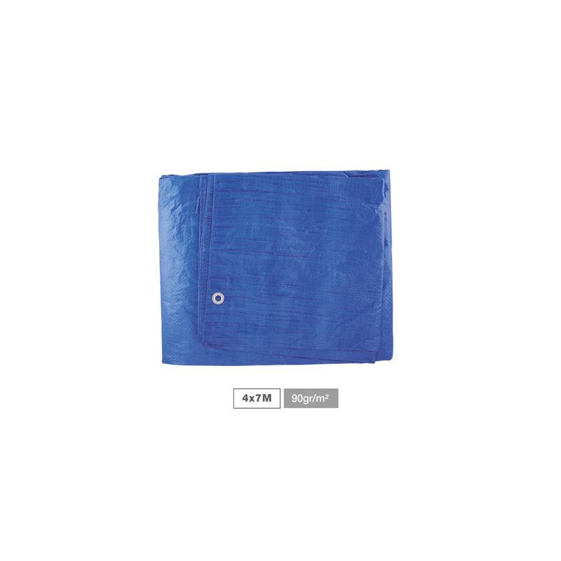 Toldo de Polietileno Azul 4x7m 90gr/m3 GSC C1/7