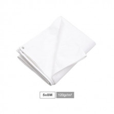Toldo de Polietileno Blanco 5x8m 120gr/m3 GSC C1/4