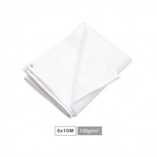 Toldo de Polietileno Blanco 5x10m 120gr/m3 GSC C1/3