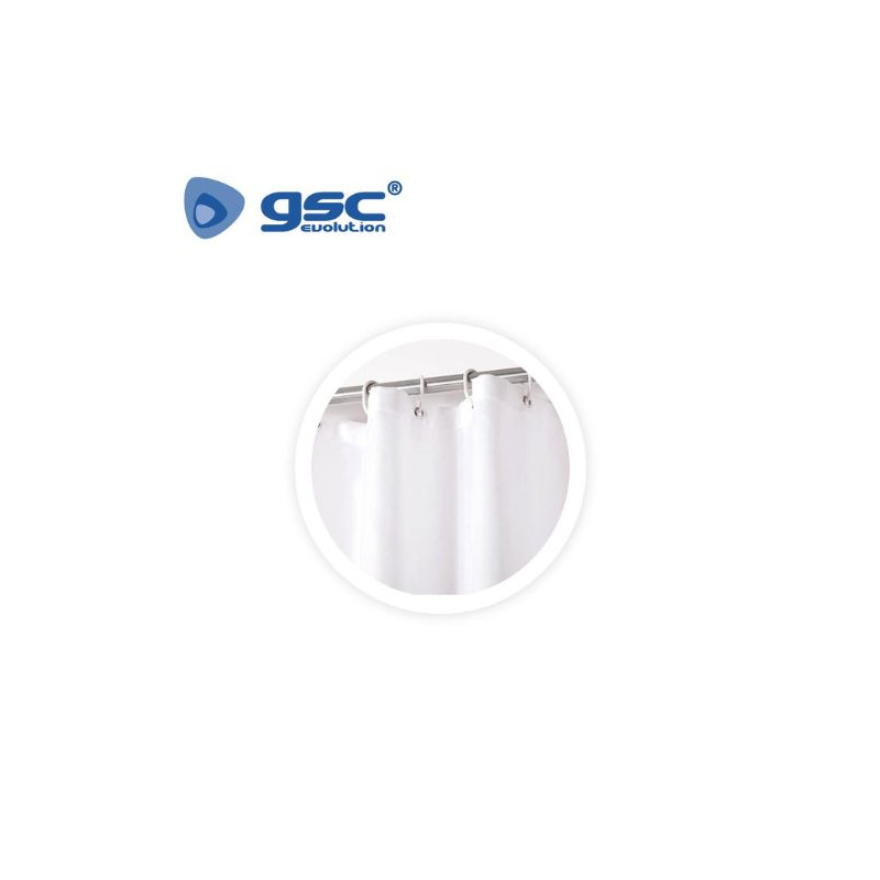 Cortina de ducha 180x180cm Blanca GSC C1/50