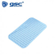 Alfombra de baño antideslizante 36x70cm Azul GSC