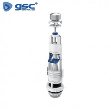 Descarga Universal WC inodoro con pulsador interrumpible GSC C1/35