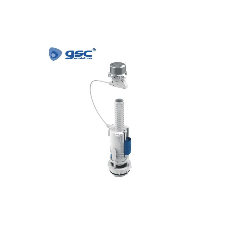 Mecanismo descarga inodoro con doble pulsador regulable GSC C1/35