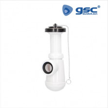 Sifón botella extensible salida Diámetro 40mm reductora Diámetro 32mm válvula lavabo - bidet GSC C1/