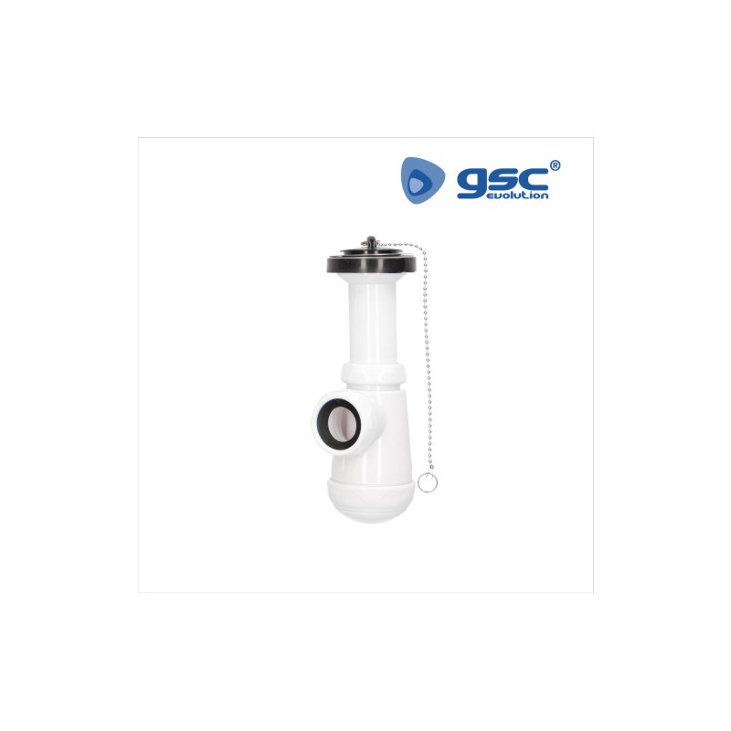 Sifón botella extensible salida Diámetro 40mm reductora Diámetro 32mm válvula lavabo - bidet GSC C1/