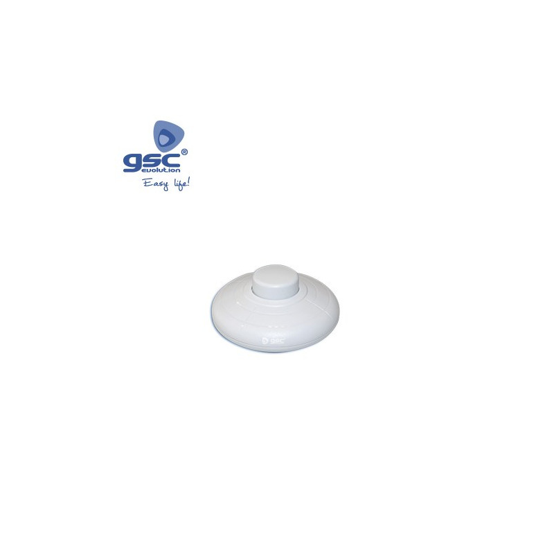 Interruptor de pie 2A 220V - Blanco GSC C25/500