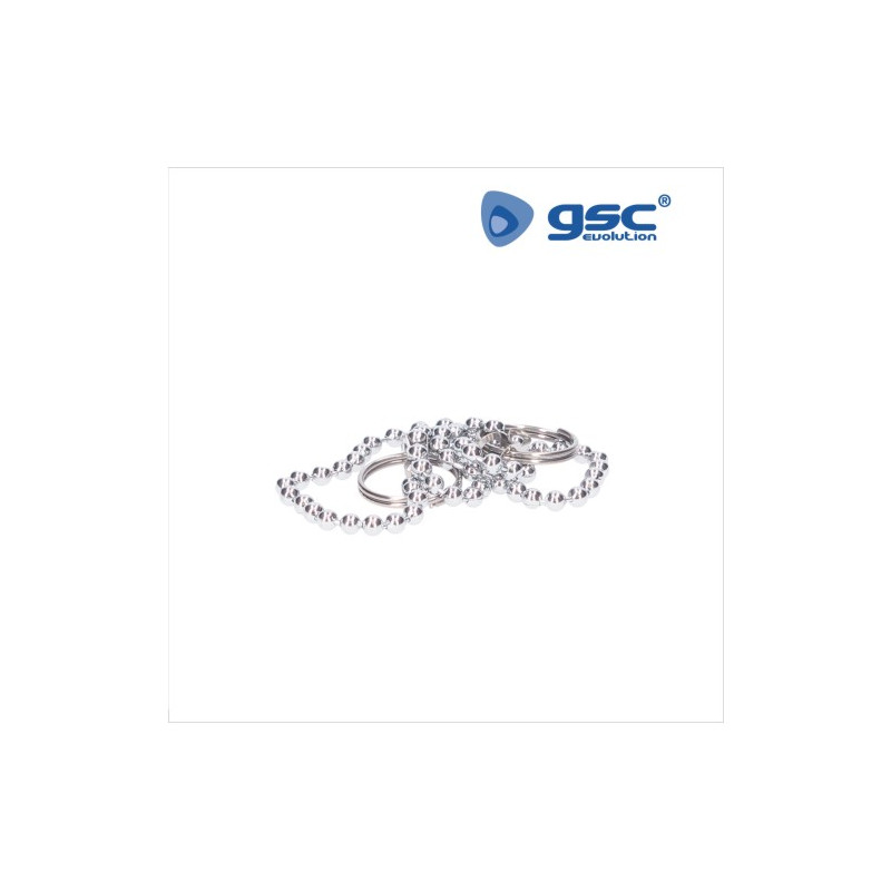 Cadena para tapón con dos anillas de 380mm GSC C1/200