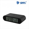 Reloj Despertador digital con alarma, calendario y termómetro 145x71x39mm Negro GSC C1/60