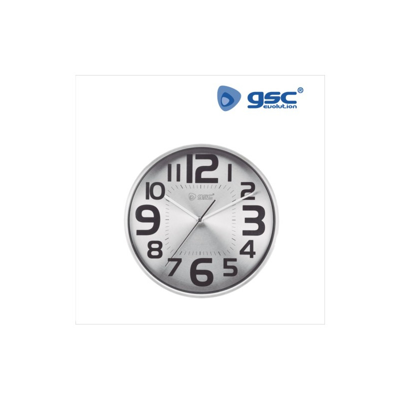 Reloj cocina Kuzine Niquel Satín Diámetro 300x40,3mm GSC C1/12