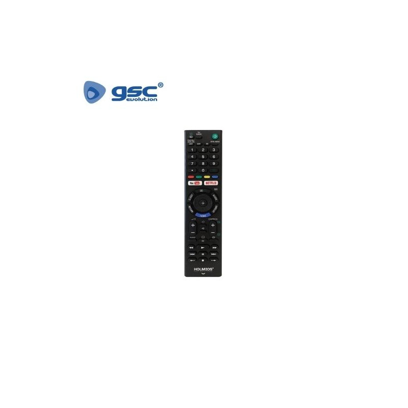 Mando universal para Sony Smart TV con 2 botones de app directo HOLMIOS