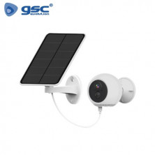 Cámara de vigilancia solar inteligente 1080P-2MP WIFI vía smartphone,Alexa, Google IP66 Neale GSC C1