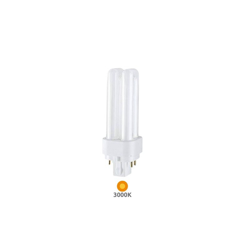 Bombilla Bajo Consumo PLC 42w 4 Pins G24Q-4 4000K 3200Lm DULUX T/E PLUS OSRAM