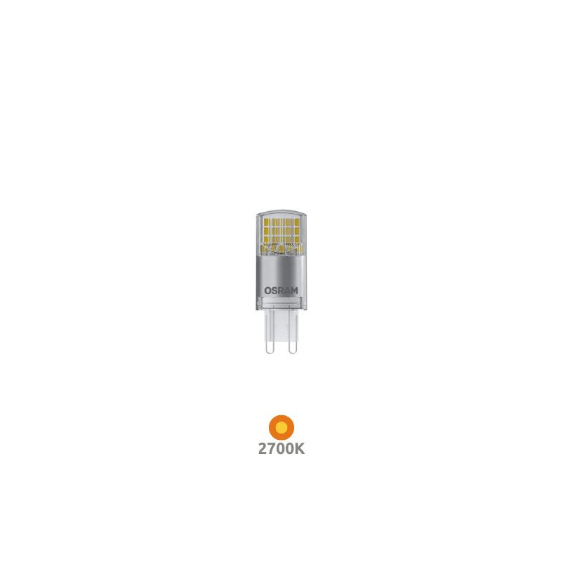 Bombilla G9 LED 3,8w 2700K 470Lm 58x20mm diámetro (Pack de 2 unidades) 220V SUPERSTAR PIN CL OSRAM