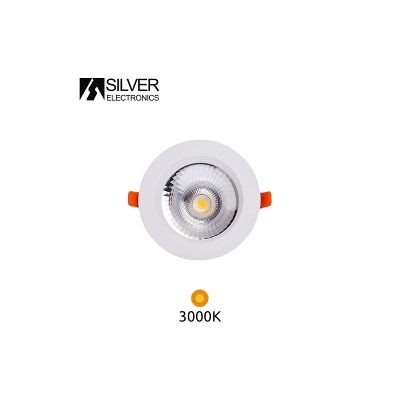 Downlight LED PLEX 15w 3000K marco Blanco 110x53mm ÚLTIMAS UNIDADES