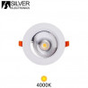 Downlight LED PLEX 15w 4000K marco Blanco 100x53mm ÚLTIMAS UNIDADES
