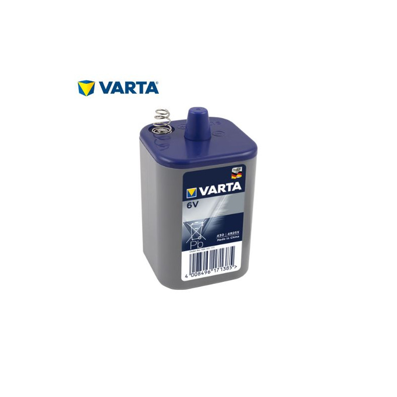 Pila Salina 4R25 6v 7,5Ah Muelles VARTA