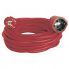 Prolongador 10m 16A 3x1,5mm Schuko Rojo GSC C1/10