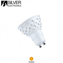 Bombilla Dicroica LED GU10 4w 3000K 390Lm MULTILED 220V PREMIUM SILVER