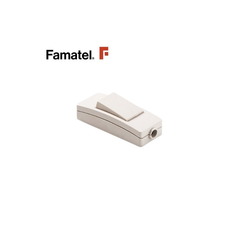 Interruptor de paso 2A-220V Blanco FAMATEL | 50