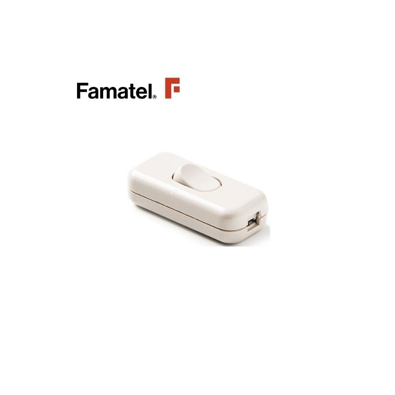 Interruptor de paso 2A-220V Blanco FAMATEL | 60