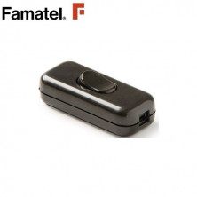 Interruptor de paso 2A-220V negro FAMATEL C60
