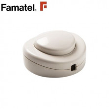 Interruptor de pie 2A-220V blanco Retráctil FAMATEL 34