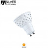 Bombilla Dicroica LED GU10 5w 3000K 470Lm Blanca PRO 220V PREMIUM SILVER C10