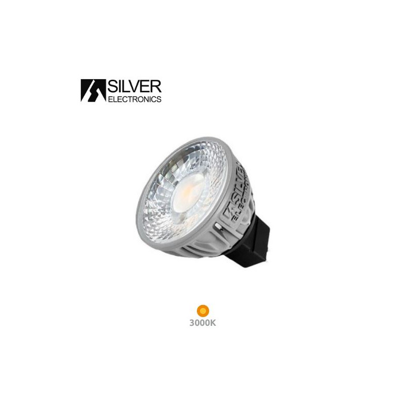 Bombilla Dicroica LED MR16 9w 3000K 823Lm EVO 12V PREMIUM SILVER C10