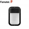 Aplique de pared Máx.18w E27 Vertical Difusor Exterior Negro IP44 ECOLED FAMATEL C1