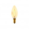 Bombilla Vela LED E14 2w 2200K 220Lm Filamento EDISON 220V SILVER