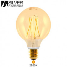 Bombilla Globo LED E27 G123 3w 2200K 330Lm Filamento EDISON 220V ÚLTIMAS UNIDADES