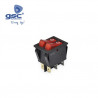 Interruptor DPDT ON OFF con luz 164A - 16A Bolsa 5 undiades GSC C10/100