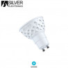 Bombilla Dicroica LED GU10 5w 5000K 470Lm Blanca PRO 220V PREMIUM SILVER