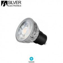 Bombilla Dicroica LED GU10 9w 5000K 900Lm EVO 220V PREMIUM SILVER C10