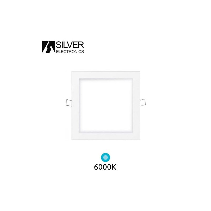Downlight LED 18w 6000K marco Blanco 225x225x25mm ÚLTIMAS UNIDADES