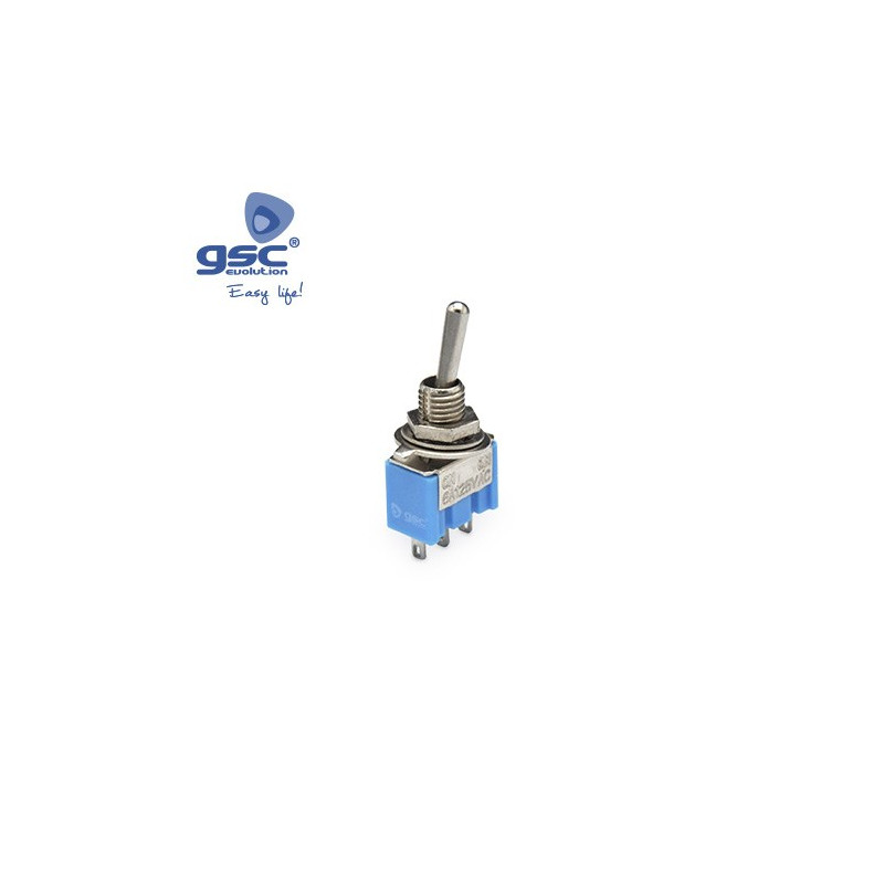 Interruptor SPDT ON ON 6A Bolsa 5 undiades GSC C10/200