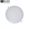 Downlight LED Redondo EMPOTRABLE 18w 6000K Color del marco Plata SILVER UUS