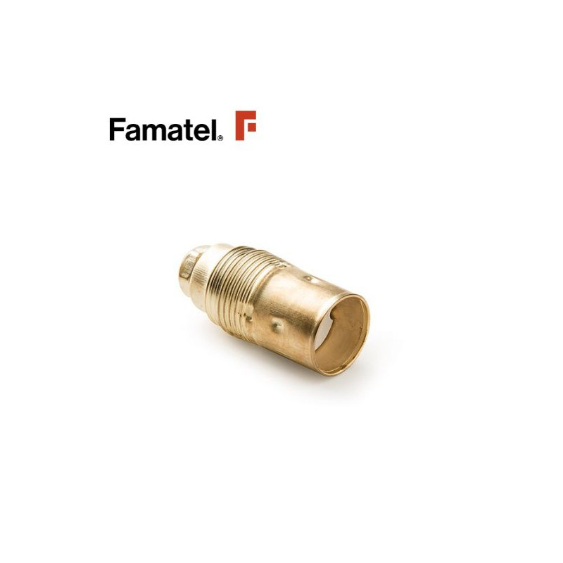 Portalámpara E14 Metálico Liso FAMATEL | 45