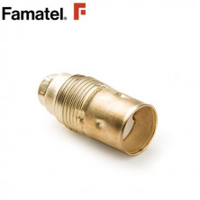 Portalámpara E14 Metálico Liso Blister FAMATEL UUS