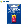 Pila Alcalina 9V 6LR61 Max Power Blíster 1 pila VARTA
