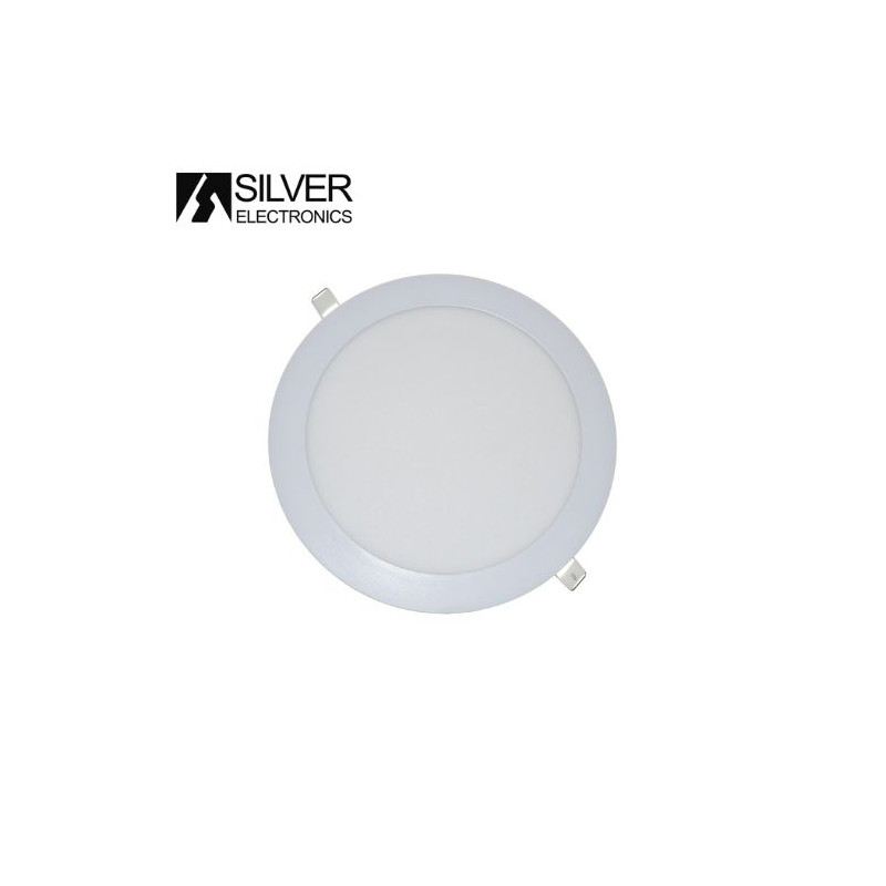 Downlight LED 25w 3000K marco Plata 230x48mm ÚLTIMAS UNIDADES