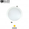 Downlight LED Redondo EMPOTRABLE 25w 4000K Color del marco Blanco 230x48mm SILVER UUS