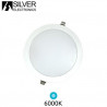 Downlight LED Redondo EMPOTRABLE 25w 6000K Color del marco Plata 230x48mm SILVER UUS