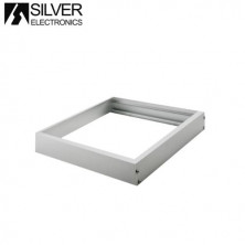 Kit de superficie para panel LED 60x60cm Blanco SILVER C1