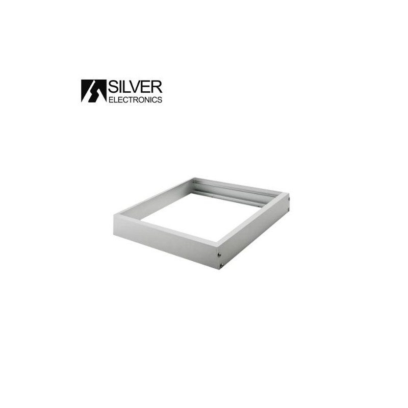 Kit de superficie para panel LED 60x60cm Blanco SILVER C1
