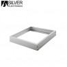 Kit de superficie para panel LED 60x60cm Blanco SILVER C1